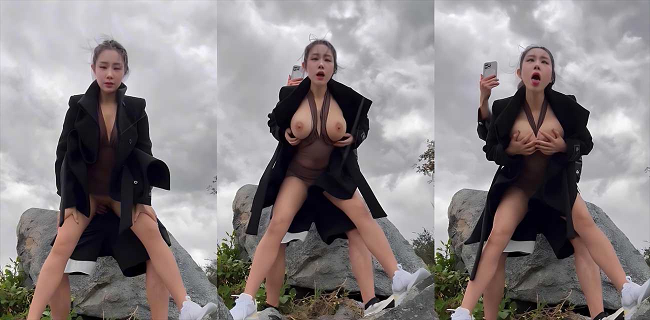 顶级超美整活御姐【汐梦瑶】新作雨天小故事，雨天户外人前露出做爱口交刺激到喷汁腿软